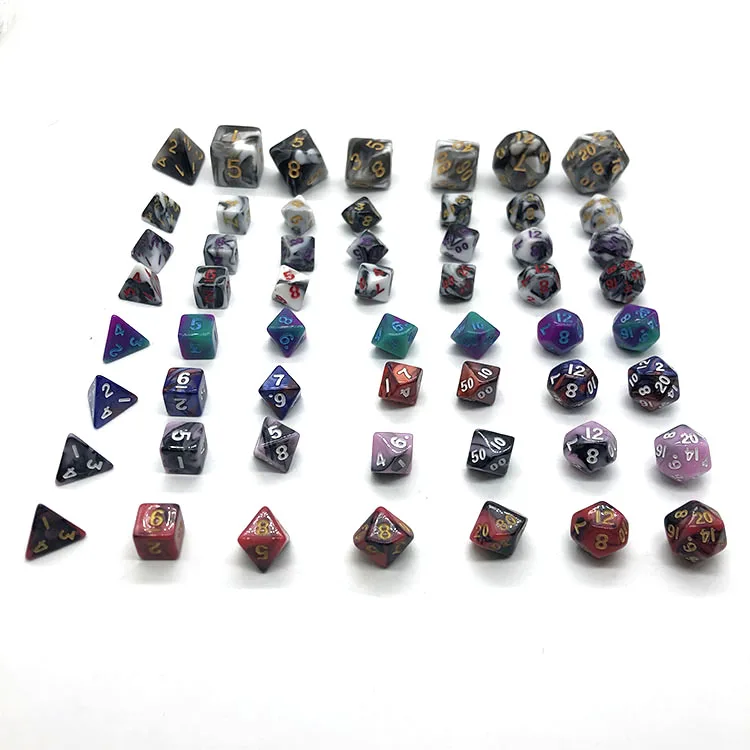 Настольная игра мини размер dnd кости набор