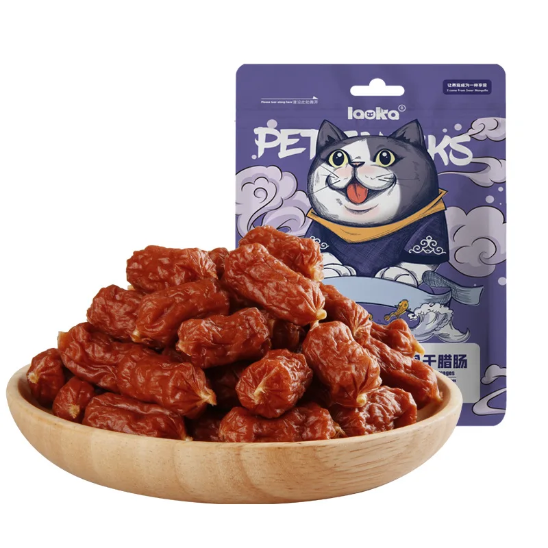 Cheesecake Dog Snack General Dried Sausage Training Reward Dog Snack Ham Sausage High protein pet food Dog food