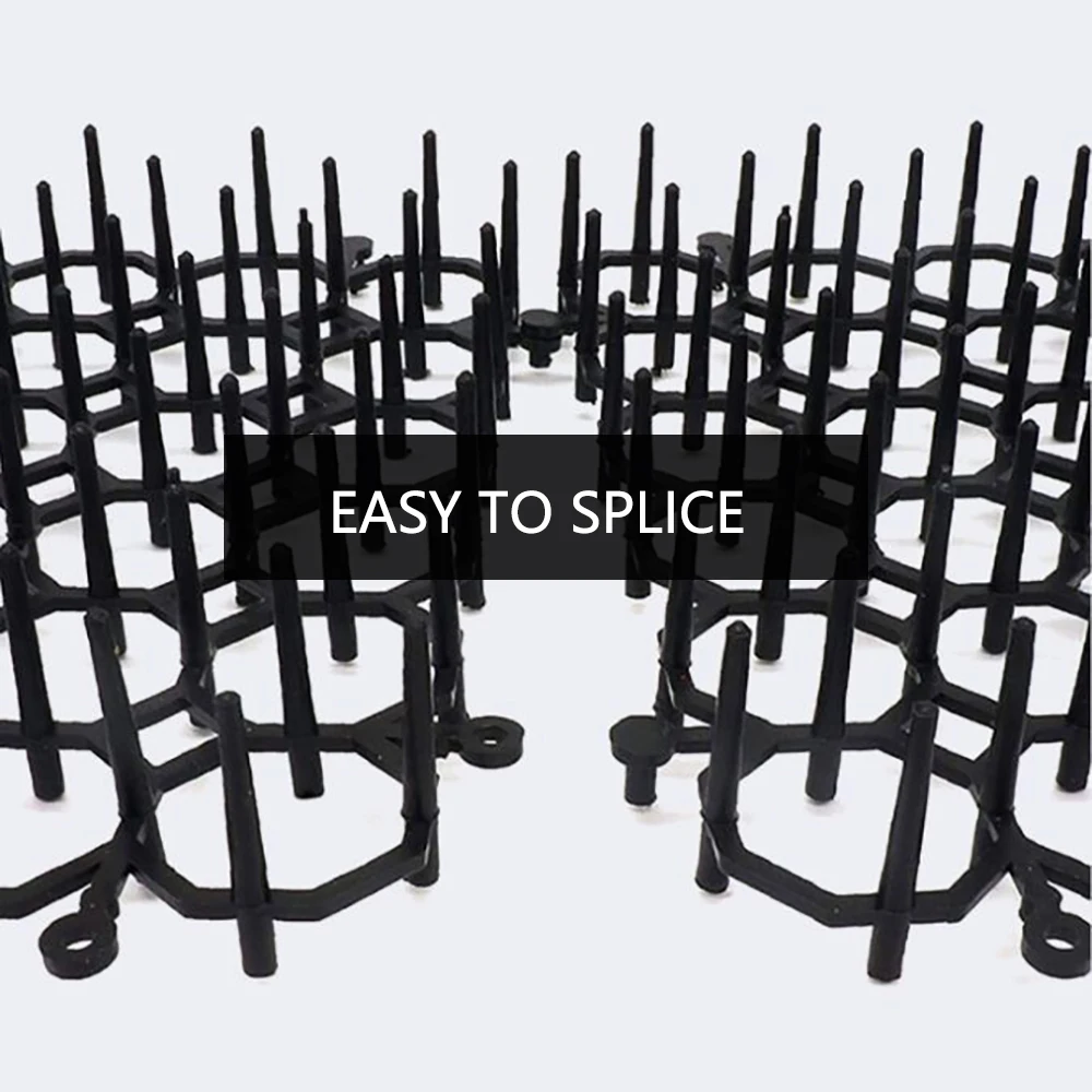 Customized design anti-pet stepping mat Cat Dog trap animal control Cat Scat Spike Mat