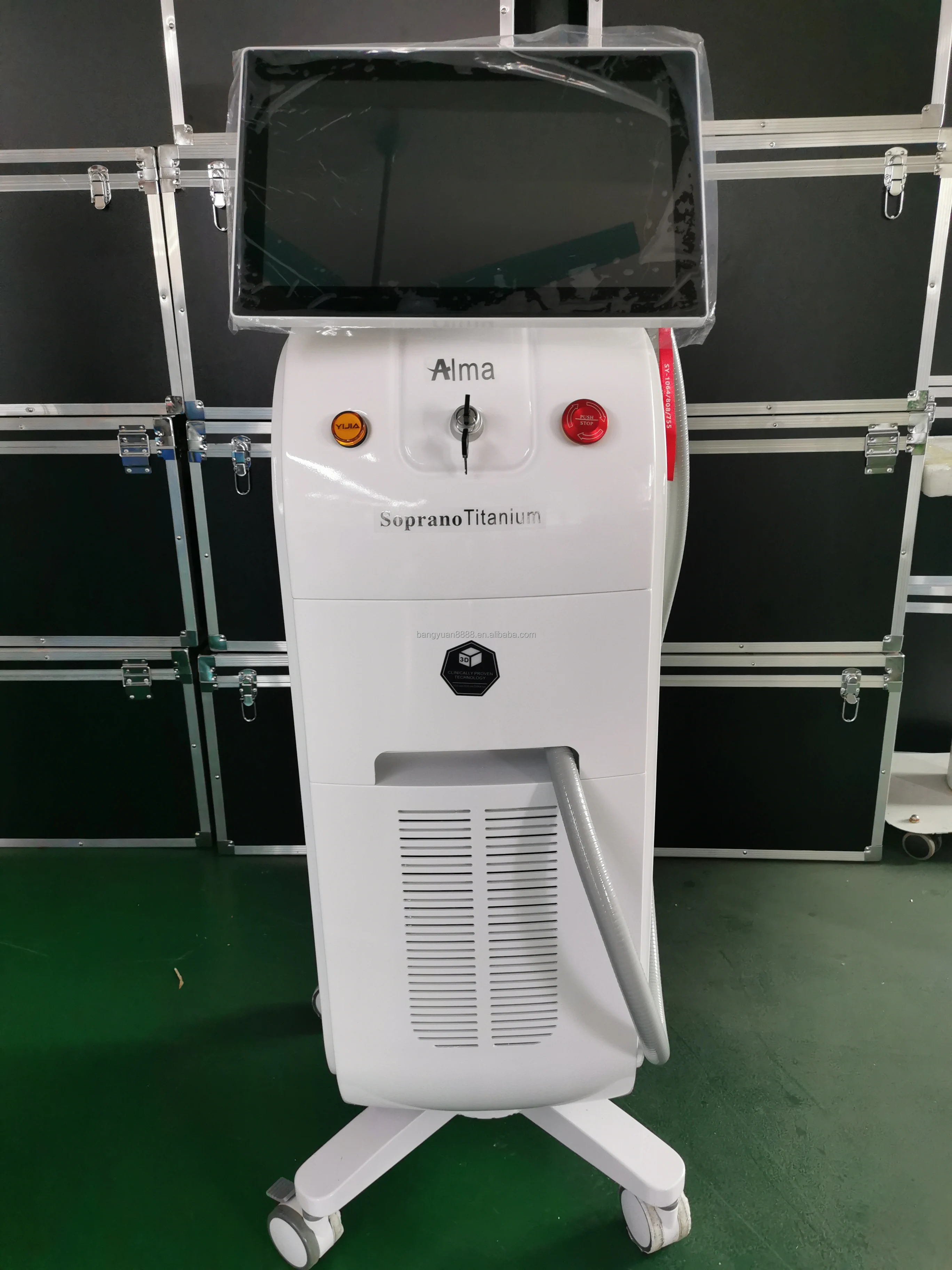 Beauty Instrument Titanium Triple Diode Laser Hair Removal 755 808 1064 Laser Hair Removal Machine