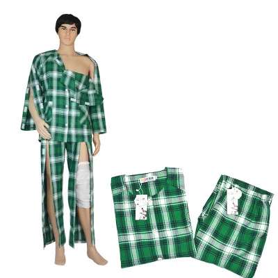 Clothing Patient Care Pajamas Easy to Wear Off Clothes for Disability Elderly Surgery Patients Nursing Suit