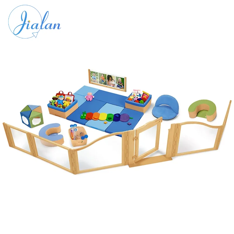 Preschool Furniture Wooden Tables Chairs Daycare Centre Wooden Storage Childcare Centre Montessori Kindergarten Furniture