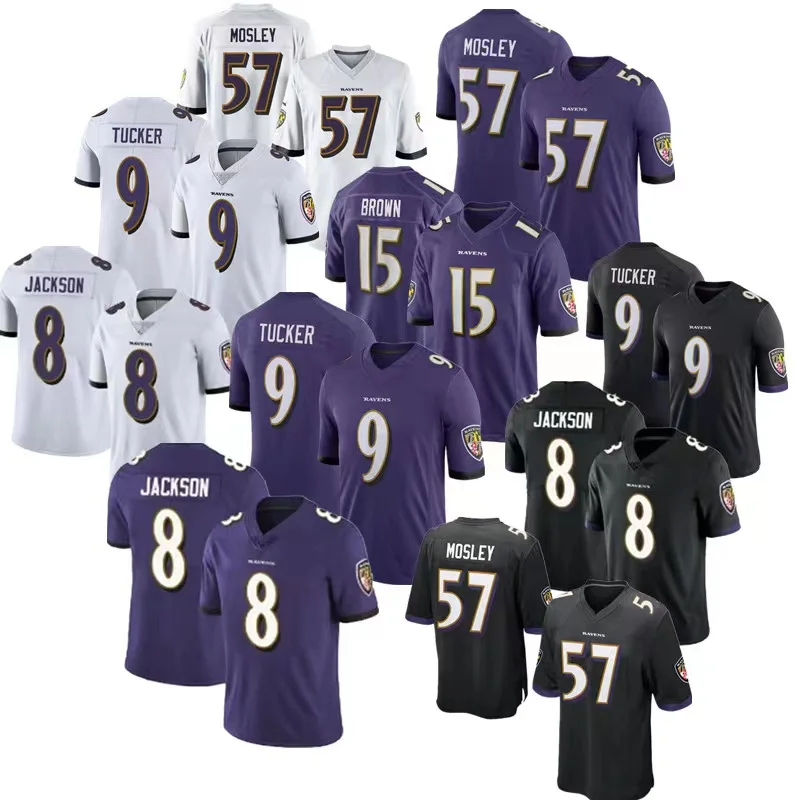 Baltimore City Stitched Men American Football Jersey Ravens Team Uniform NFL Jerseys