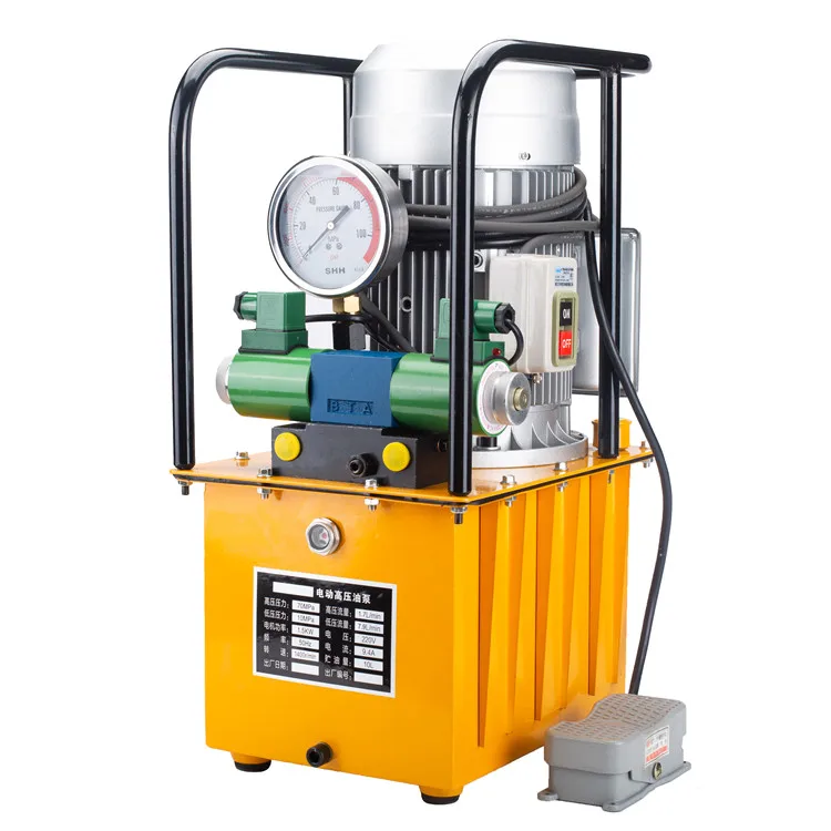 2021 New Design High And Low Speed Two Stage Design Portable Power Electric Oil  Hydraulic Pumps