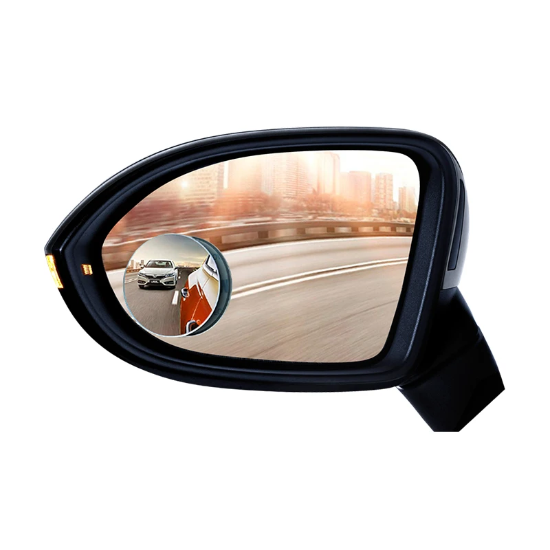 CARSUN Car Clear Round Blind Spot Mirror HD Glass Wide Angle Car Exterior Accessories Mirror For Motorcycle Blind Spot Mirror