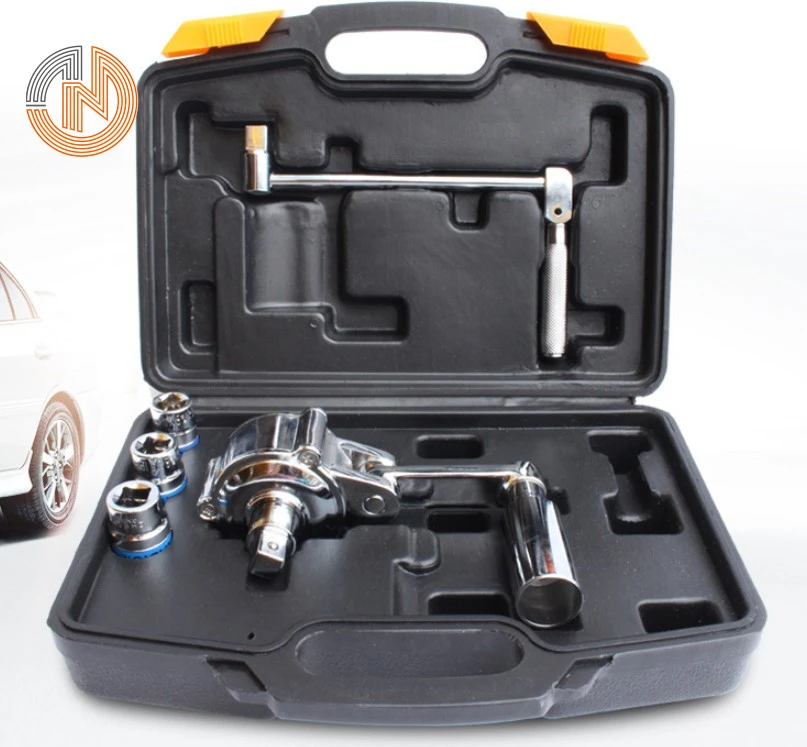 Winding vanadium steel Car repair off-road vehicle labor-saving wrench increase tire unloader nut remover vehicle tool