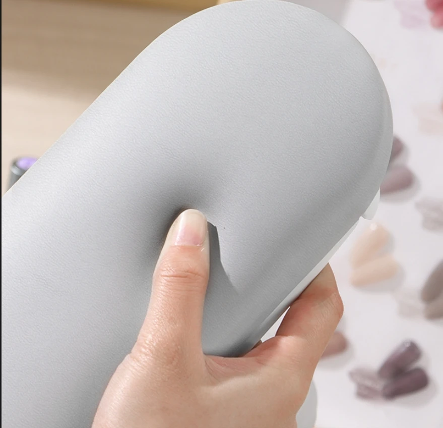 Folding Nail Hand Manicure Rest Arm Stand Pillow Cushion Holder Table Desk Armrest Sponge Support Mat Polish  Practice Salon