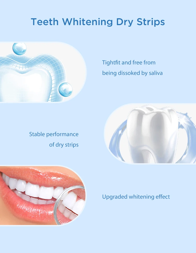 Professional Dental Whitening Strips Teeth Whitening Products Bright Teeth Whitening Strips 7 treatments