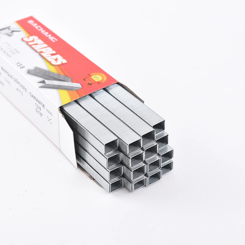 Manufacturers Direct Sale Staple Pin 13/8 Clip Wholesale Penetration Strong Electroplating Rust Prevention Staple Pin