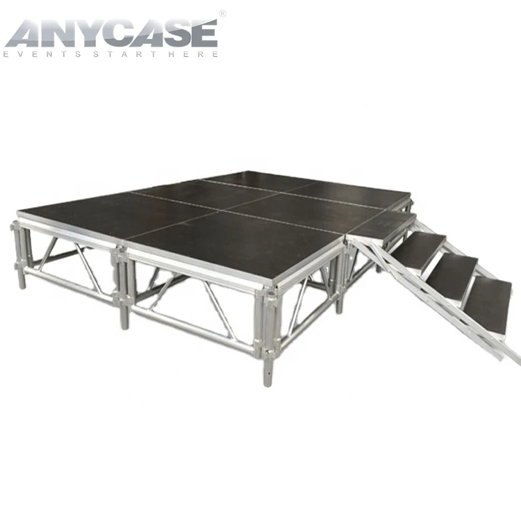 ANYCASE Second Hand TUV certificated 3x6ft Fast assemble Choir mini stage platform stage for concert For Rental