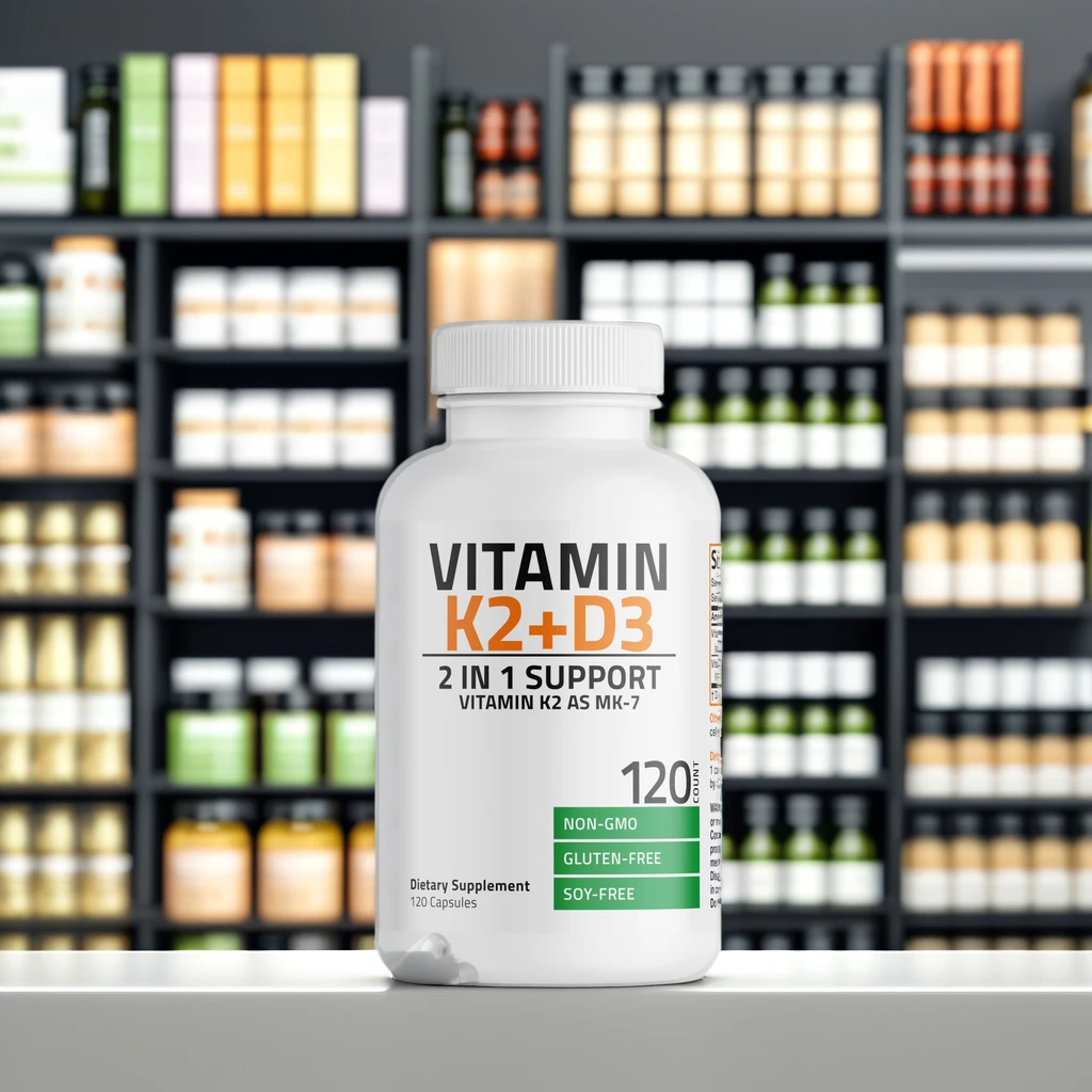 OEM Private Label Vegan Immune Support Supplements Organic 10000iu Vitamin D3 K2 Capsules Adults Teenagers Bone Teeth Supplement