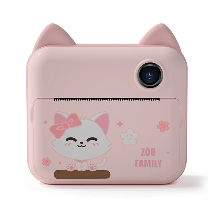 Kids Instant Print Camera For Baby Boys girls 1080P HD WiFi Mini Camera With Thermal Photo Paper Toys Digital Camera Gifts toys