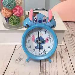 Новинка 2021, Изысканный милый ретро будильник с мультяшным рисунком Микки из сплава и силикона, будильник