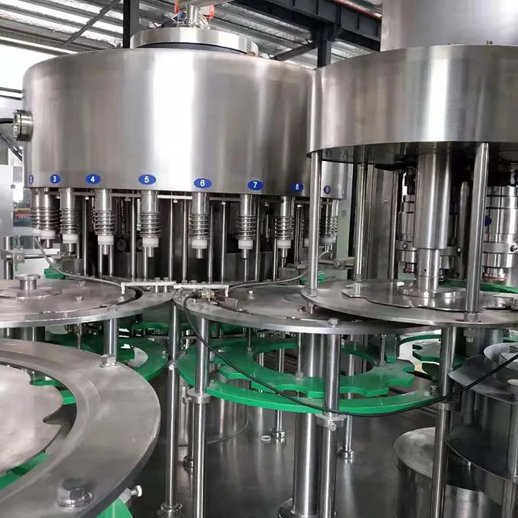 Промывка и наполнение оборудования для чистых питьевой ПЭТ бутылок