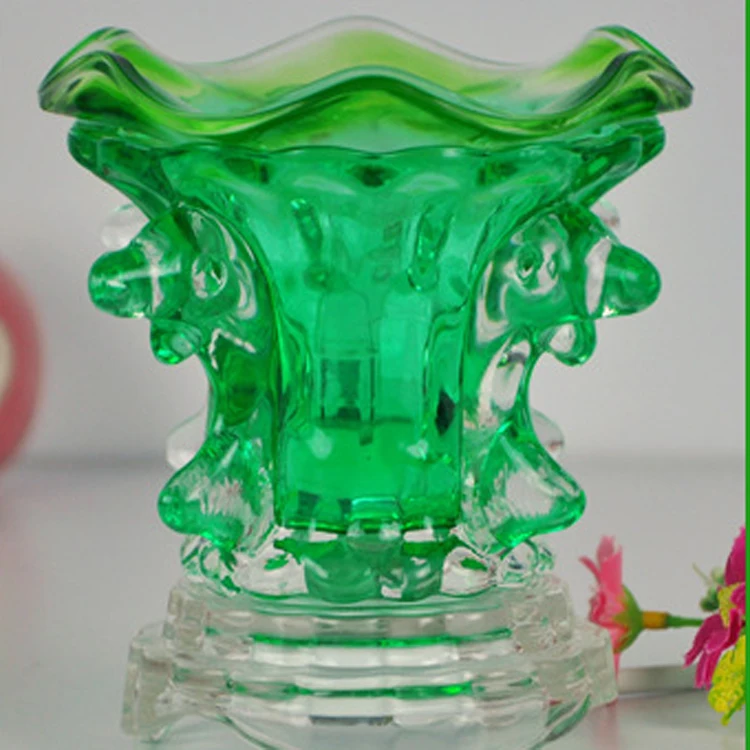 Manufacture Wholesale Electric Crystal Oil Burners Multifunction Fragrance Lamp