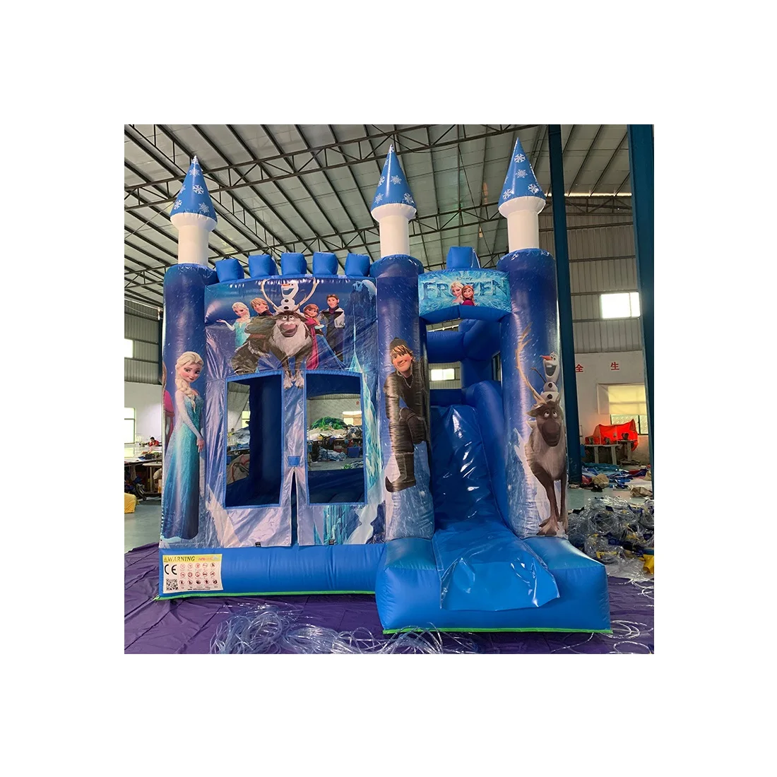 Outdoor Backyard Commercial Kids Frozen Elsa Inflatables Bouncer Bounce House Combo Frozen Bouncy Castle For Kids Party