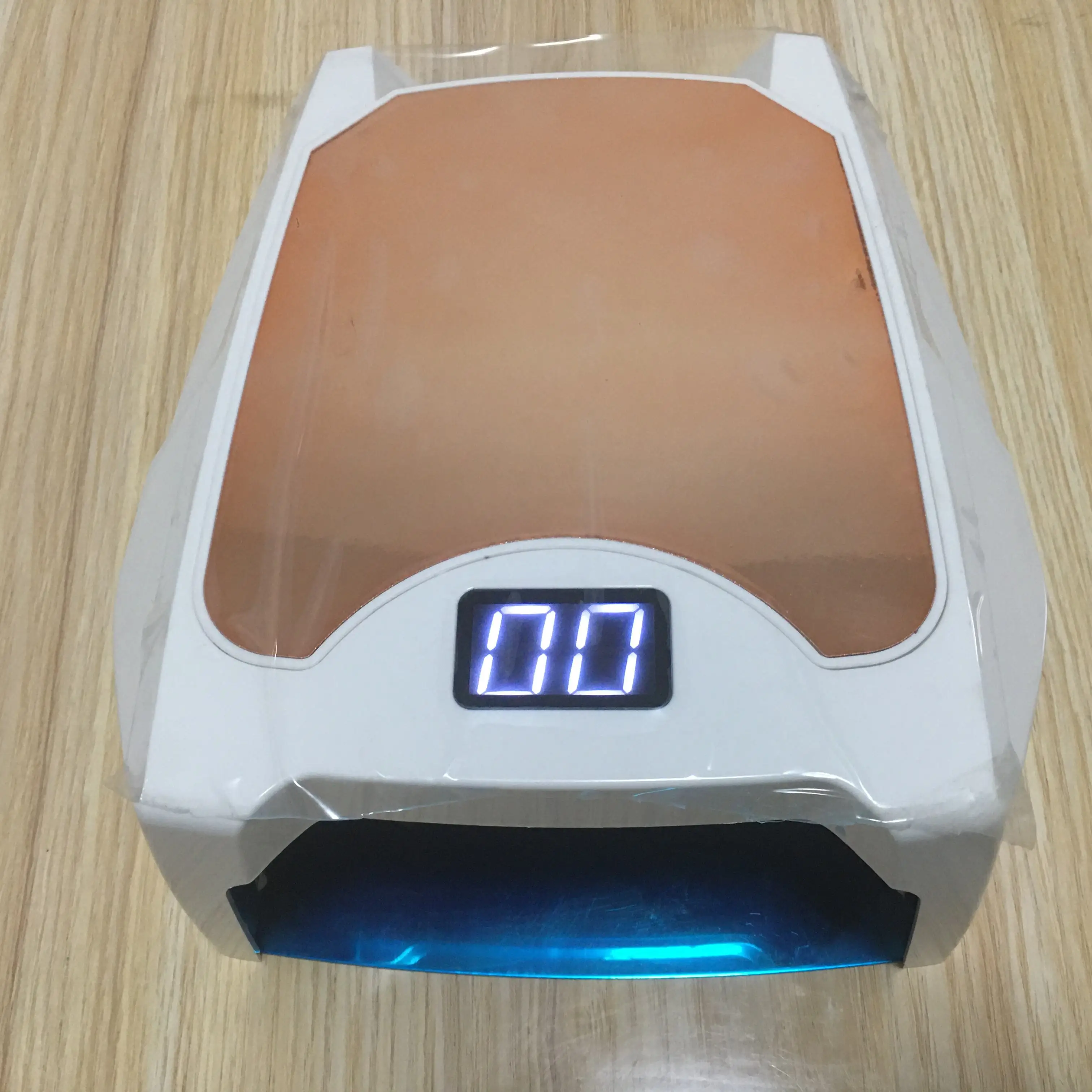 Strong Quality Rechargeable Battery Nail Drying Lamp Fast Curing UV Gel Nail Led Lamp Professional Steel Bottom Nail Art Lamp
