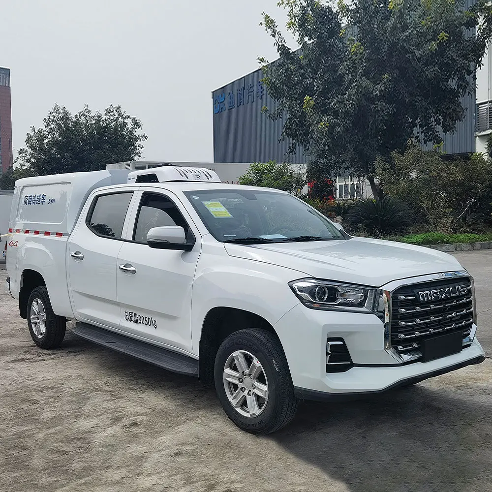 Used Diesel-powered Refrigerated Vaccine Drug Transport Vehicle Mini Refrigerated Truck