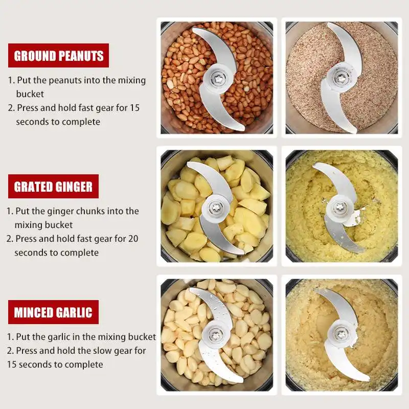 multifunctional household electric blender mincer electric meat grinder machine food processors mixer meat grinders & slicers