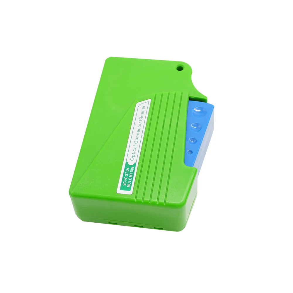Optical fiber cleaning tool SC/ST/FC/LC/DIN Optical fiber connector end cleaner 1.25mm/2.5mmOptical fiber cleaning box