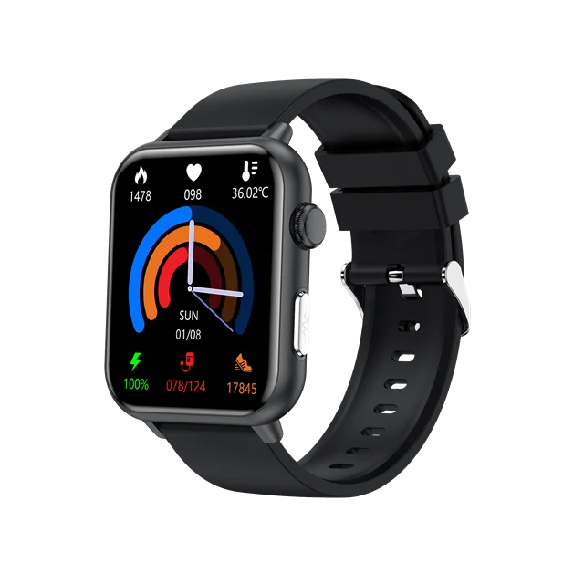 Original Body Temperature E200 Smartwatch ECG PPG Blood Oxygen Wristwatch Heart Rate Monitor OEM Health Smart Watch