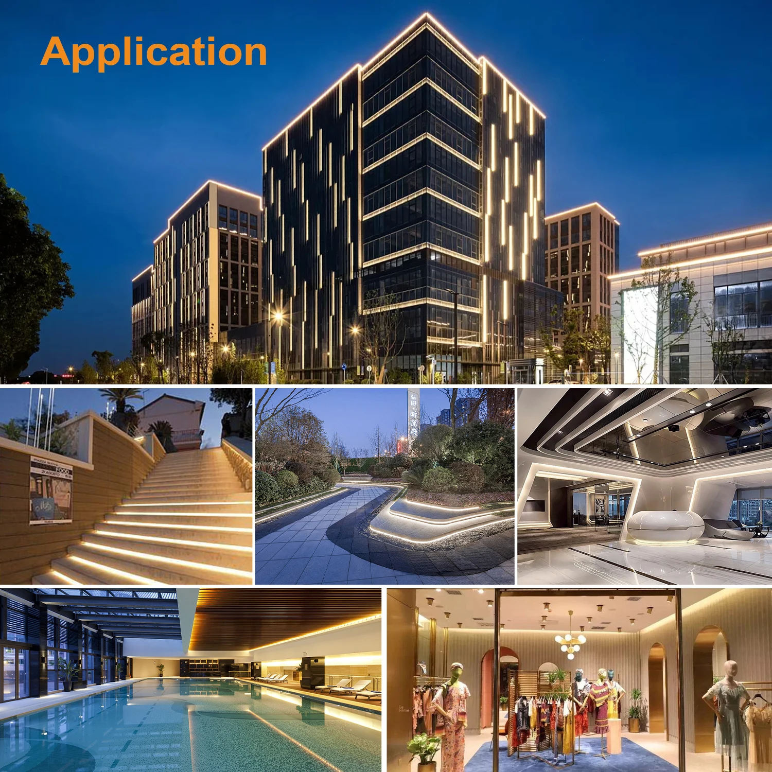 COXO ETL Cob Led Light Strip 220v 110V Dot Free Ip65 Waterproof 100m Roll ETL Driverless Led Strip 220v