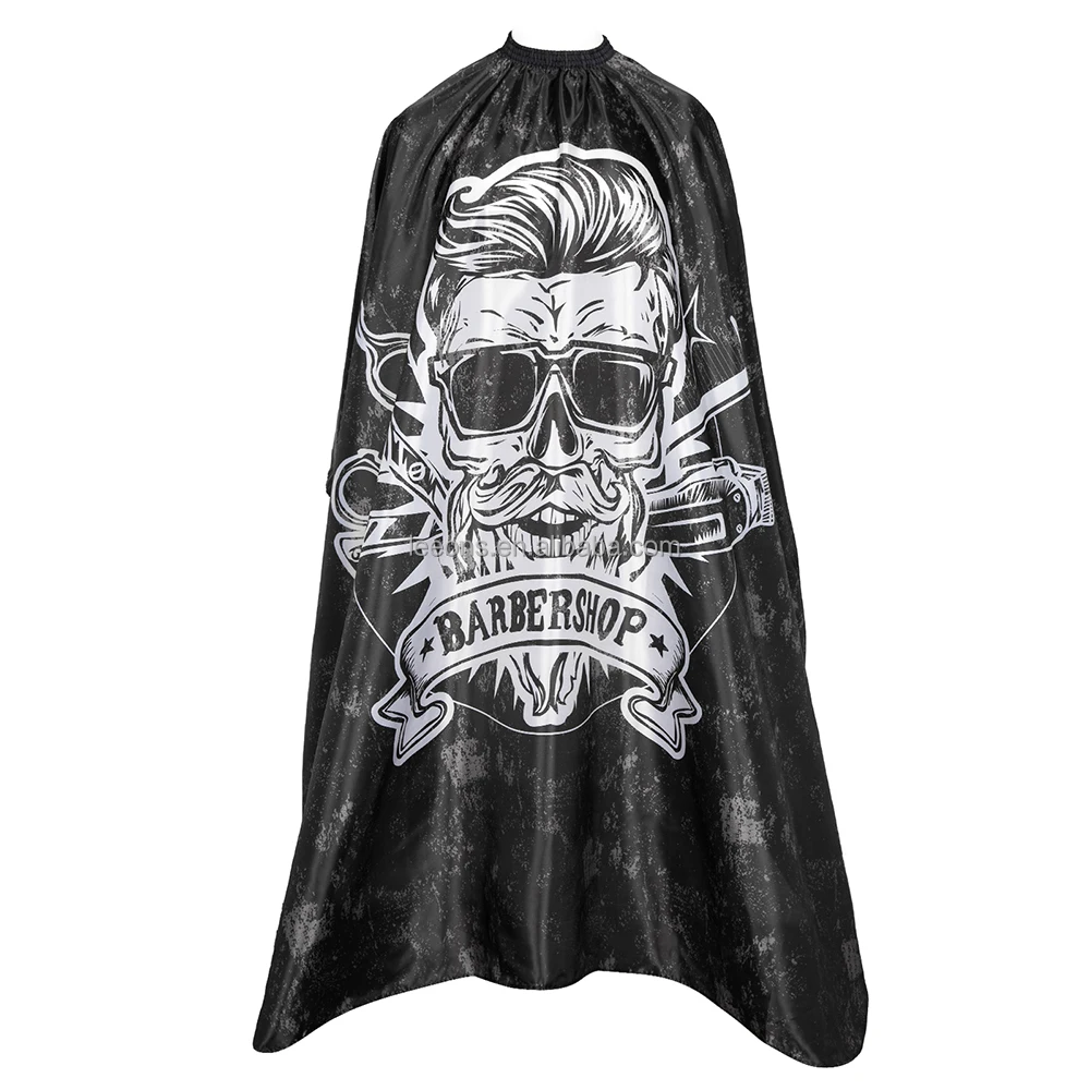 Fashion Black Waterproof Hairdressing Barber Hairdresser Hair Cutting Adult Cape Salon Barber Gown Beard Shaving Cape