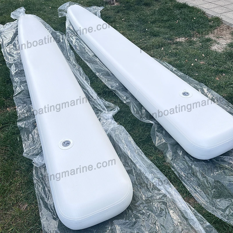 DWF Pontoon Boat Accessories Inflatable Floating Island Air Pontoon Boat Water Bike Parts