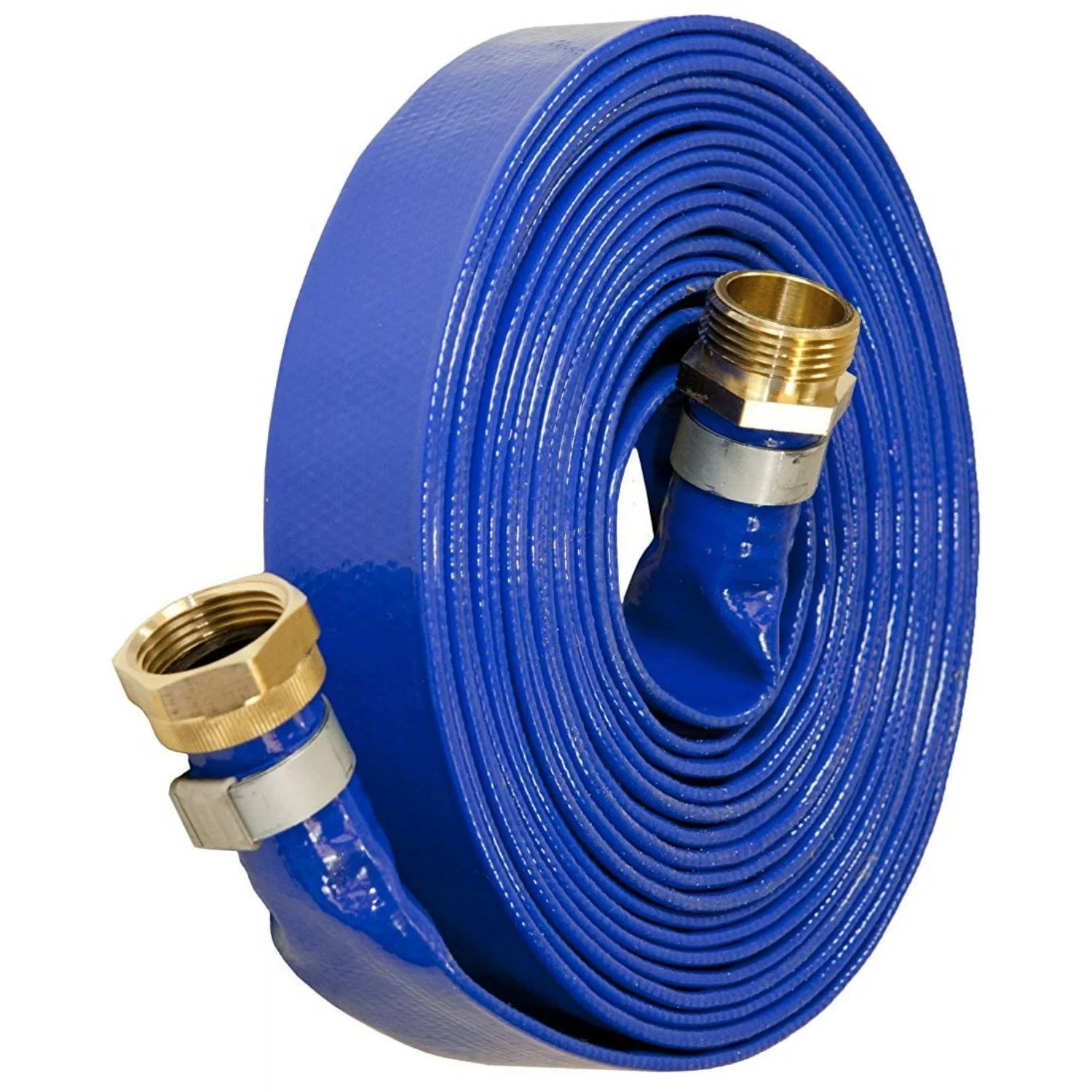 Agricultural irrigation expandable pipe 2 inch PVC lay flat hose water pump hose