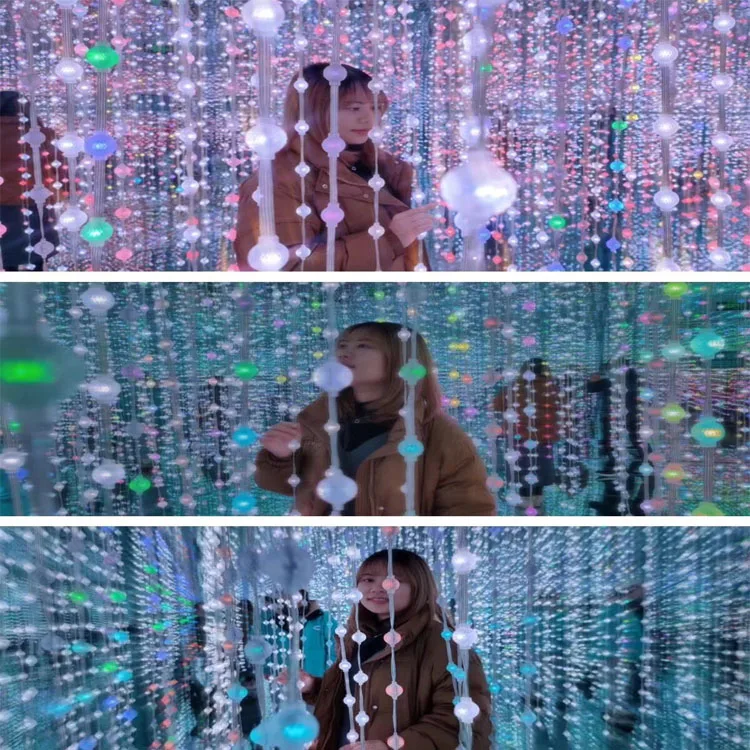 dc24v spi k-1000c 35mm rgb pixel Ball String Light 3D RGB LED Pixel Ball