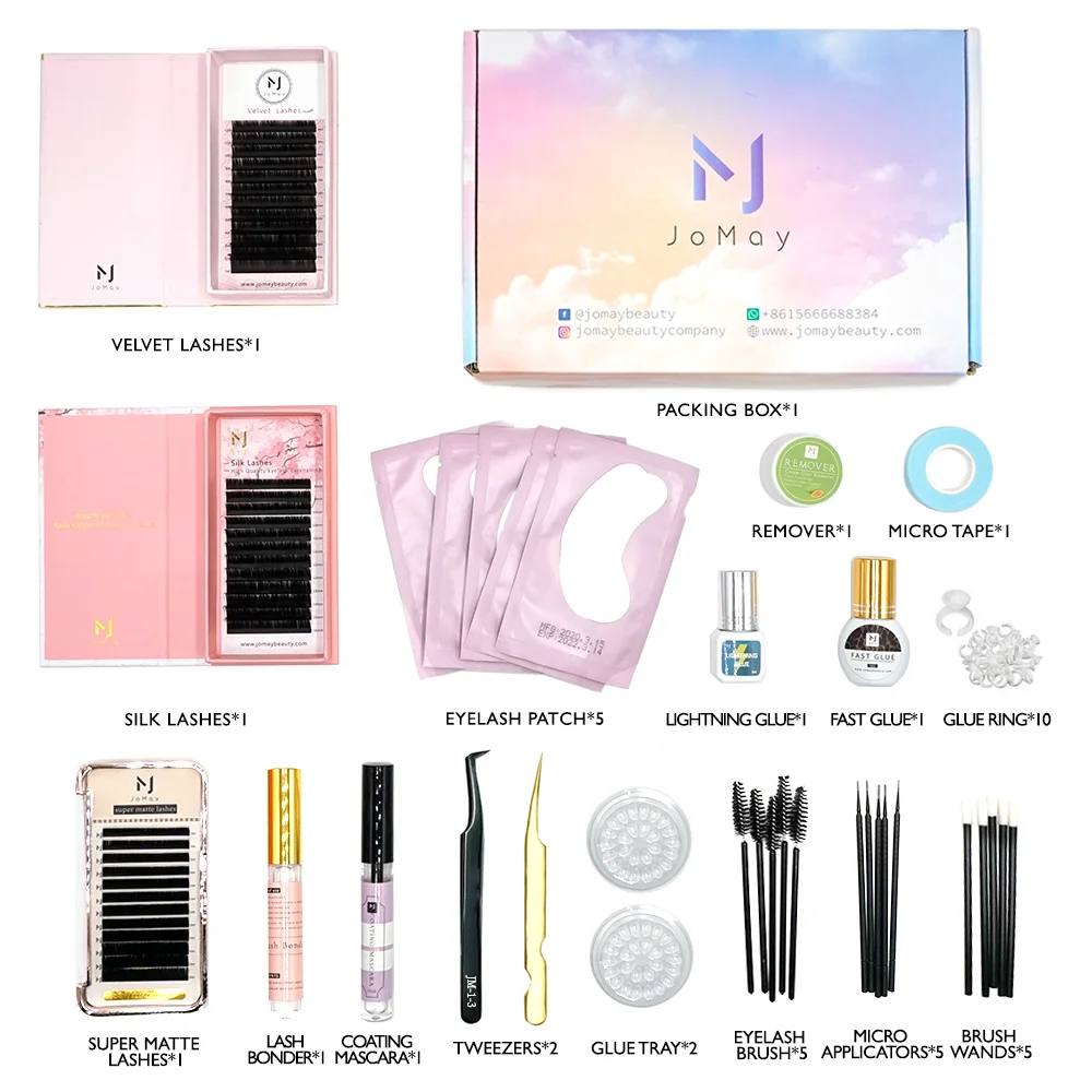 JTFIL eyelash extensions tyaning kitskit extension lash eyelash extensions starter kit