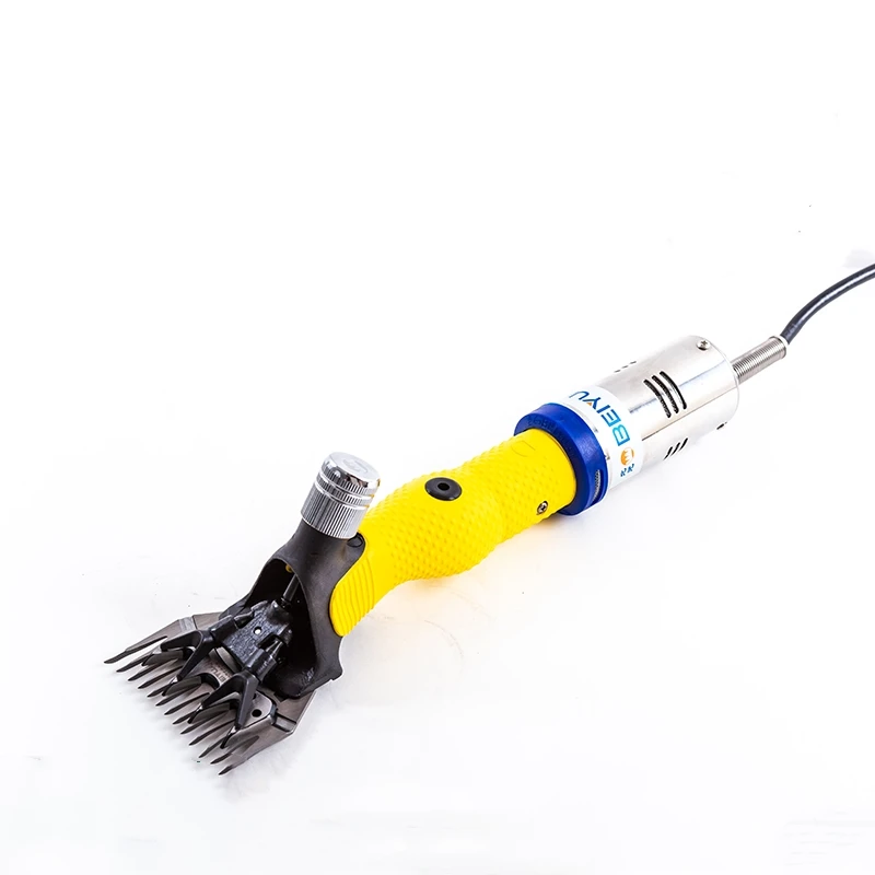 BEIYUAN Wool Clipper  Portable  Electric Sheep Shearing Machine Clipper AC DC Wool Scissor 9 /13 Straight Blade Sheep Farm Tool