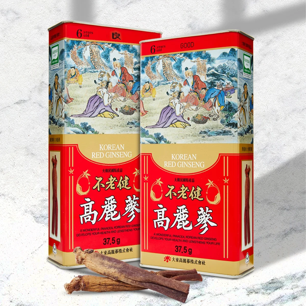 Daedong Bulrogeon 6 лет корейский 1Taegeuk красный женьшень высшего класса 6-1-20 хорошего качества 150 г
