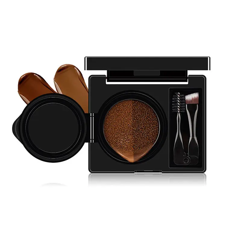 Двухцветная воздушная подушка крем для ламинирования бровей набор макияжа водостойкая помада усилитель жидкий оттенок с кисточкой