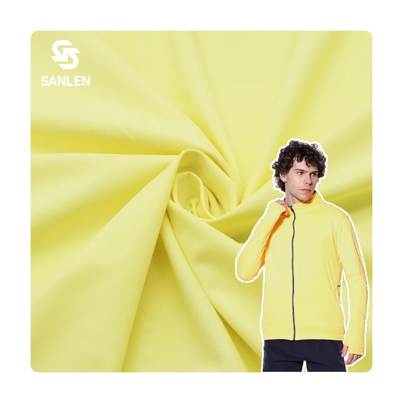 Elastic 70*40D Sunproof Clothing POLO Shirt 4 Way Stretch 90% Nylon 10% Spandex Fabric For UV Proof Jacket