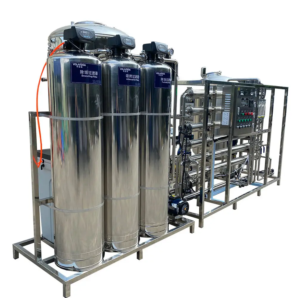 Volardda Ro Water 6000 Liter Per Hour Water Purifier Machine For Commercial Reverse Osmosis Pure Water Filter Machine