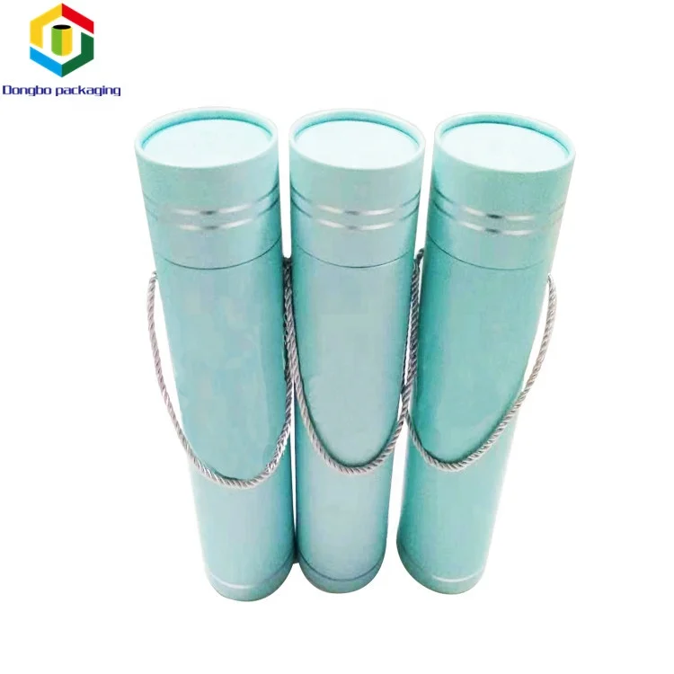 Портативная бумажная трубка для подарочной упаковки хорошего качества винная бумажная трубка