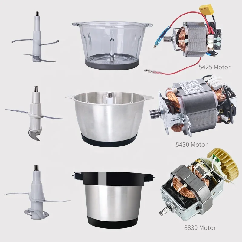 gemat 1.2/1.8/2/3/4/6L Electric Meat Grinder Cutting Blades Knife Cross Accessories Plate Attachment Sharpen Stainless Steel