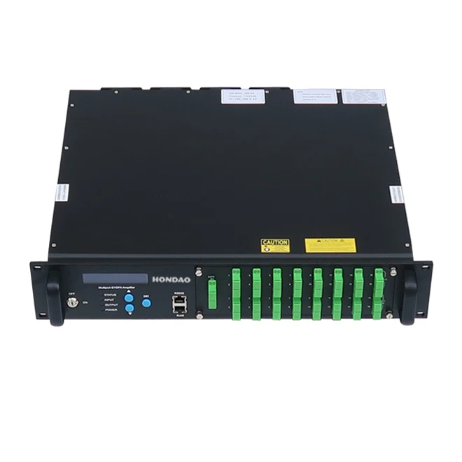 Hondao 16 портов встроенный WDM CATV оптический усилитель EDFA 1490/1310