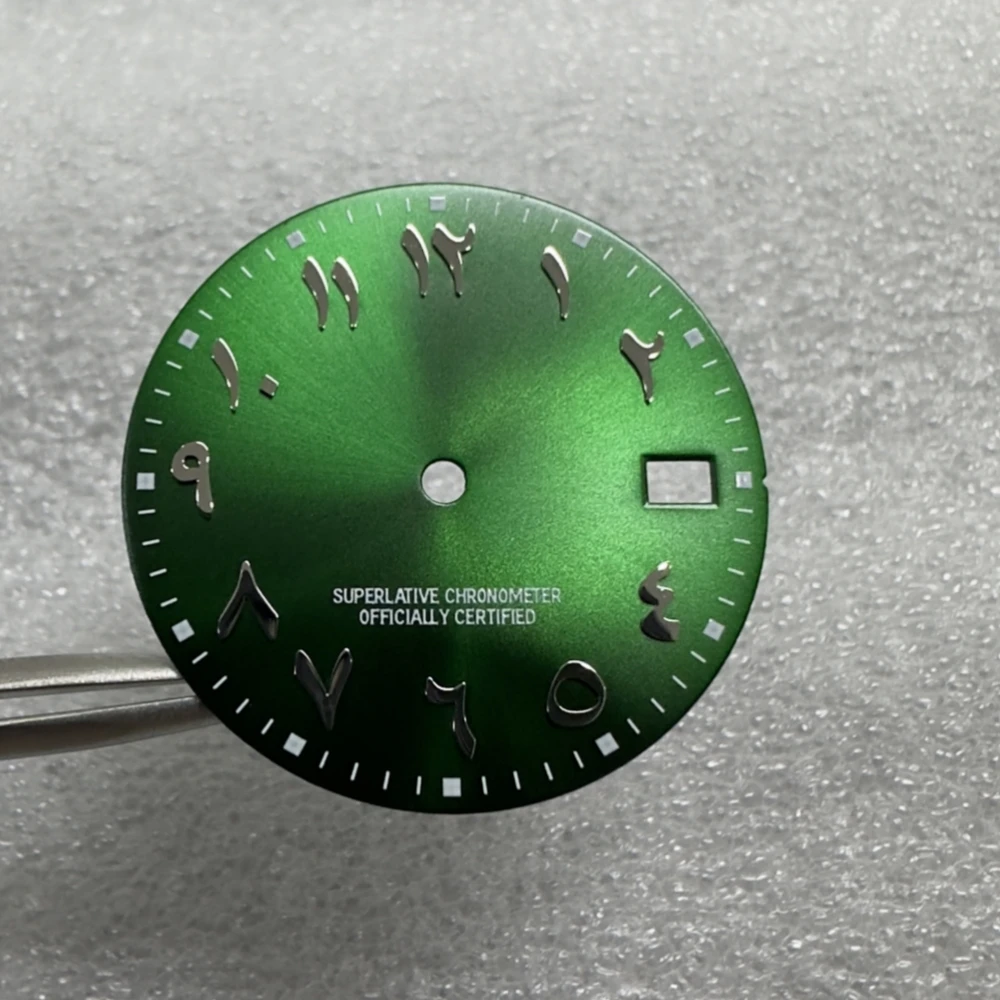 New Stock Arrival 28.5MM No Logo Arabic Numerals Dial For NH35 Automatic Movement Watch Accessories Watchmaker Repair Parts