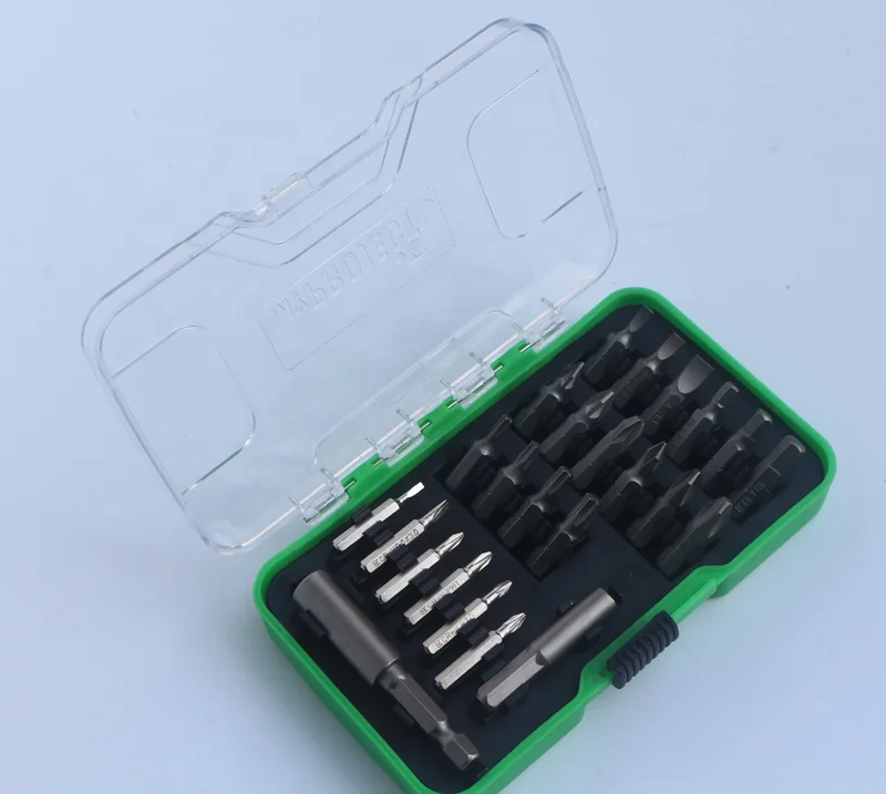 24 Piece Chrome Vanadium Precision Screwdriver  Bits  Tool Set