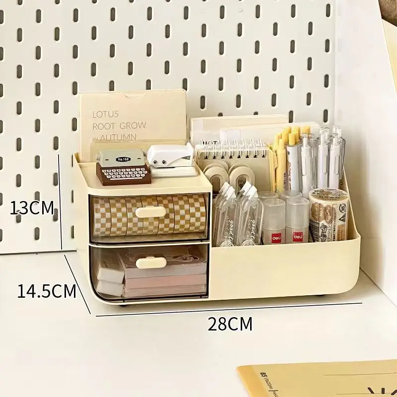 Onsin Multifunctional Desktop Cabinet Plastic Storage Drawer Makeup Organizer Cosmetic Storage boxes office storage container
