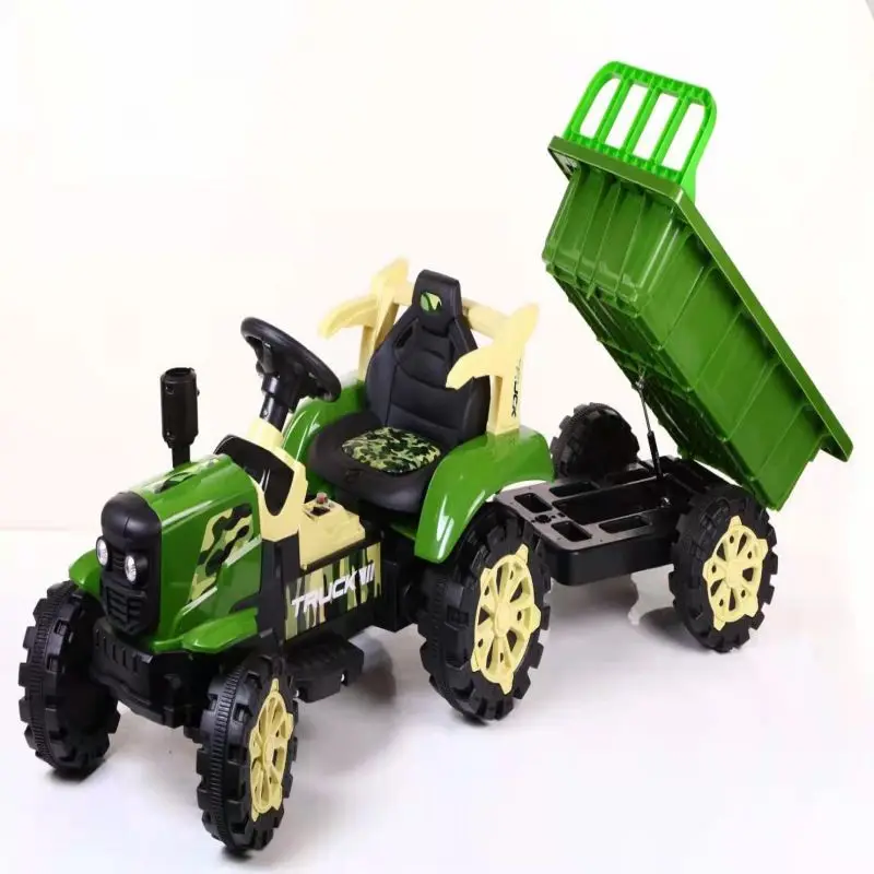 Горячая Распродажа детская езда на машине с двойной аккумулятор Детский Электрический трактор