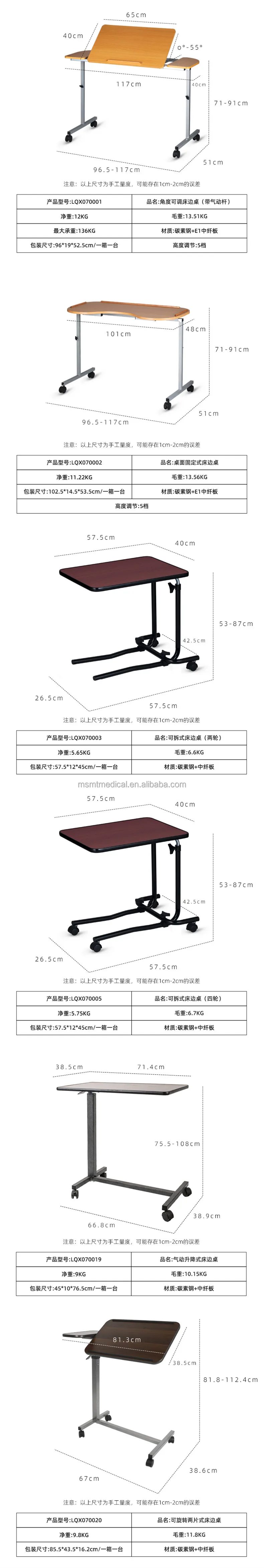 overbed table