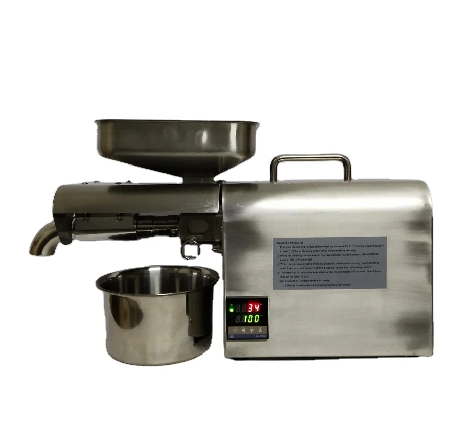 Hot sale temperature adjustable oil press coconut oil making machine