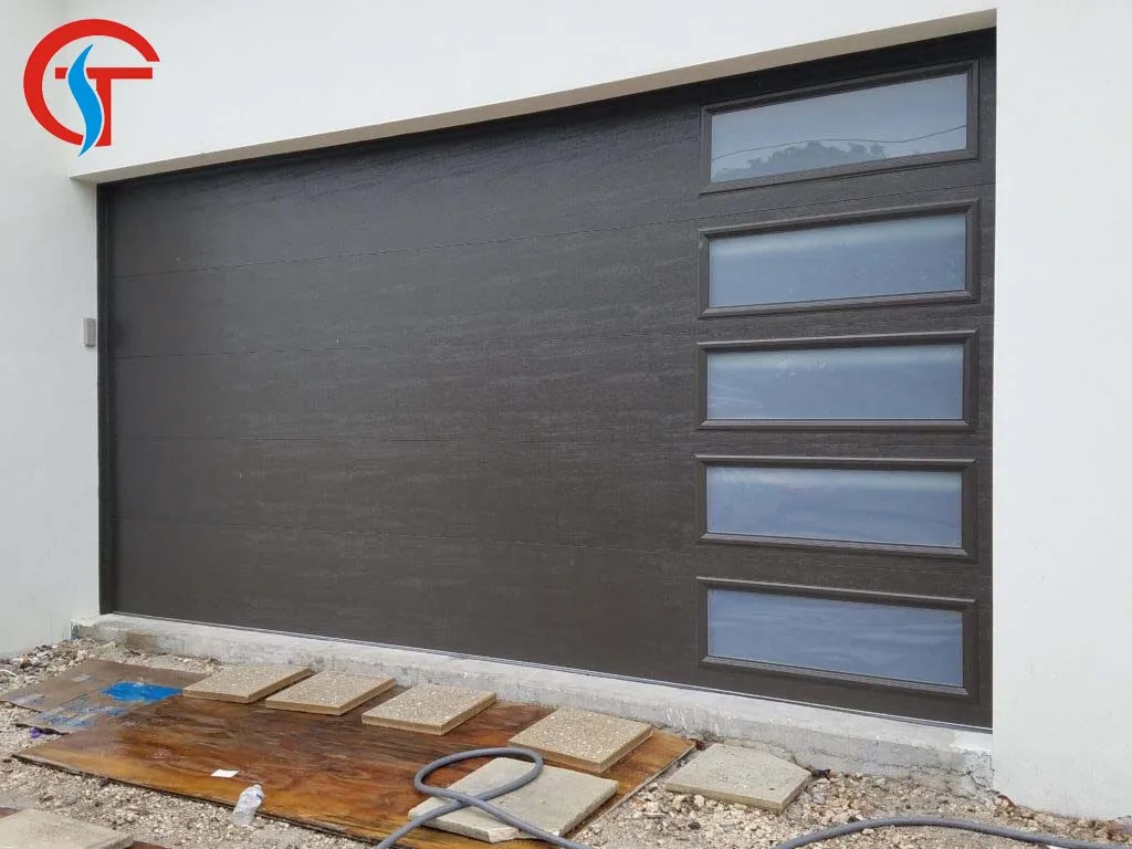 Flush Mount Finish Industrial Sectional Door Transparent Doors Automatic Shutters Rolling Garage Roll Up Doors