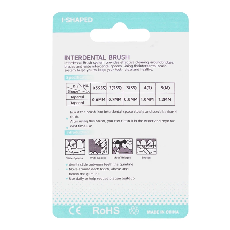 Wholesale Bulk Portable Reusable Toothbrush Toothpick Dental Interdental Brush For Teeth Cleaning