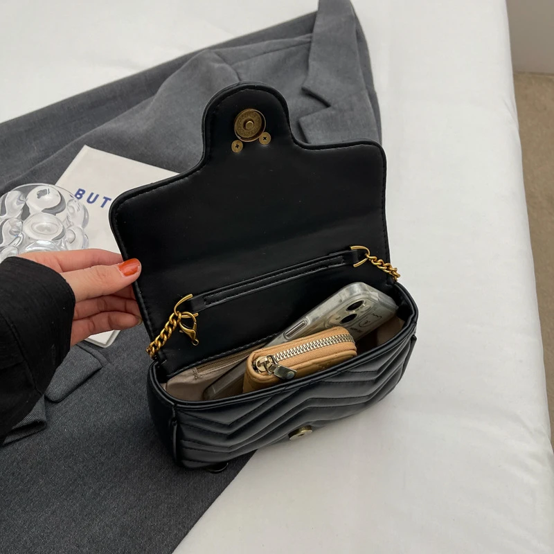 Bolso De Mujer Marca Famosa Luxury Famous Brands Pu Leather Fashion Women Crossbody Bag Female Designer Chain Shoulder Bags