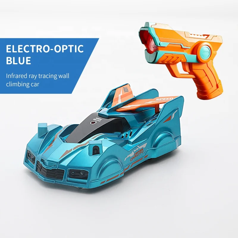 New Arrival Infrared Laser Guided Remote Control Wall Climbing Car Toy RC Cars Toy for Children Wall Climbing Car