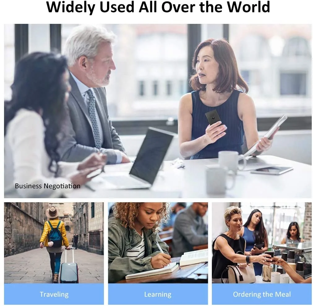 Factory Price Pocket 106 Language Two-Way Voice Translator T10 AI Smart Instant  Real-time Translation Speaker for Business